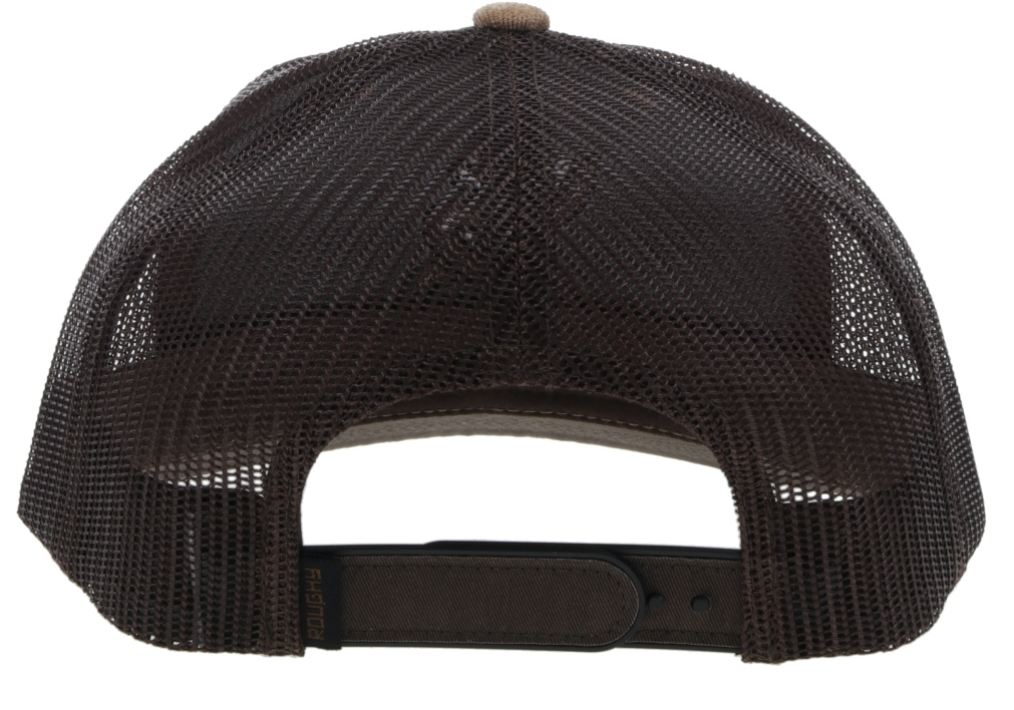 HOOEY HAWK ROUGHY TAN / BROWN TRUCKER OSFA 4014T-TNBR