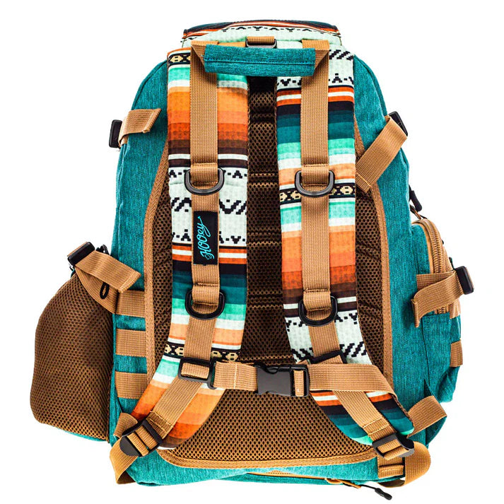 HOOEY MULE BACKPACK TEAL, TAN