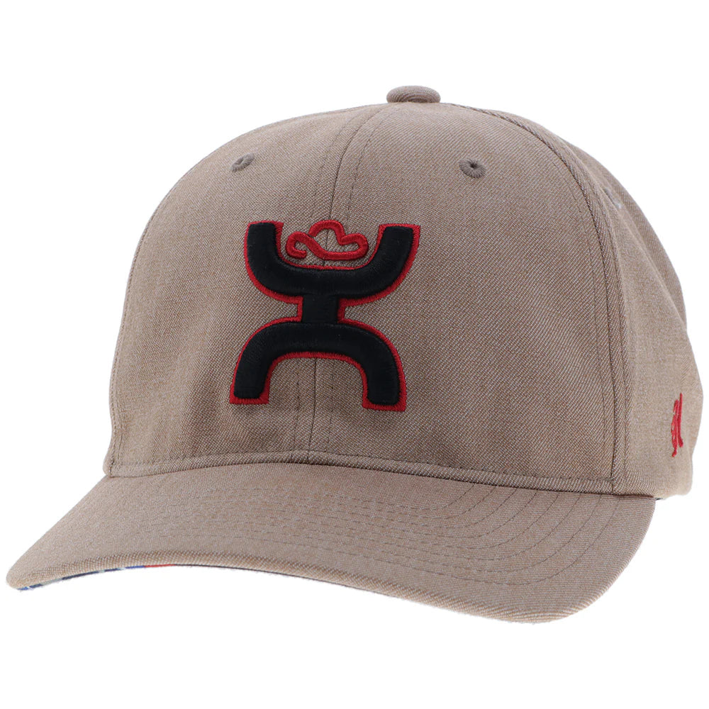 HOOEY "Chris Kyle" Hat Tan w/Black & Red Hooey Logo