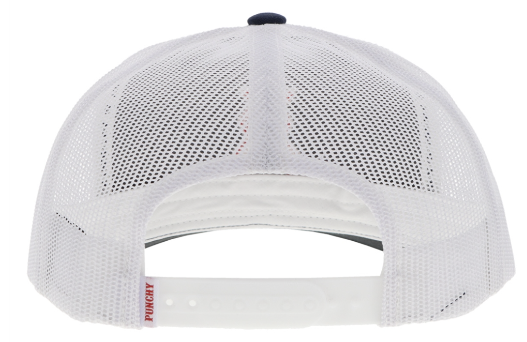 HOOEY PUNCHY NAVY TRUCKER RED / WHITE LOGO OSFA