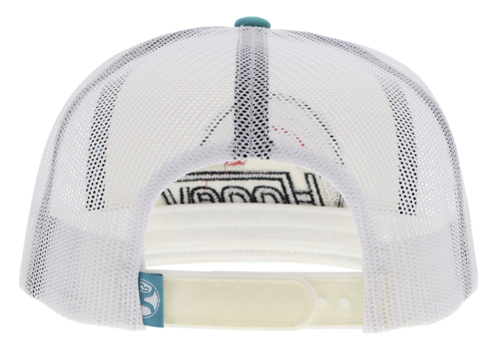 HOOEY SUDS CREAM / WHITE TRUCKER SERAPE LOGO OSFA