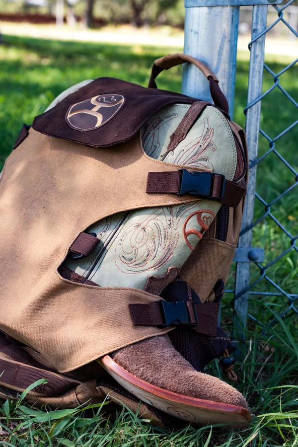 HOOEY "Mule" Tan/Brown Hooey Backpack