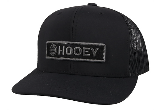HOOEY LOCK UP BLACK / GRAY OSFA 2113T-BK
