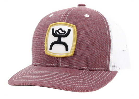 HOOEY ZENITH BURGUNDY / WHITE TRUCKER GOLD WHITE BLACK OSFA