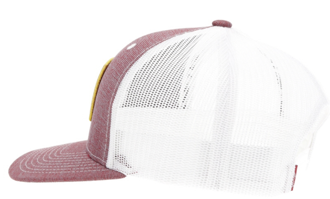 HOOEY ZENITH BURGUNDY / WHITE TRUCKER GOLD WHITE BLACK OSFA