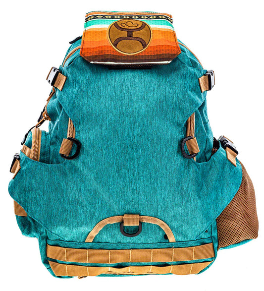 HOOEY MULE BACKPACK TEAL, TAN