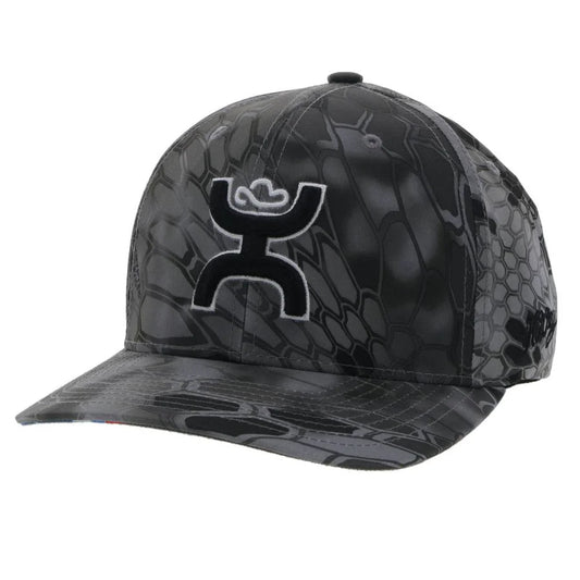 HOOEY CHRIS KYLE GREY CAMO FLEXFIT BLK/WHITE LOGO
