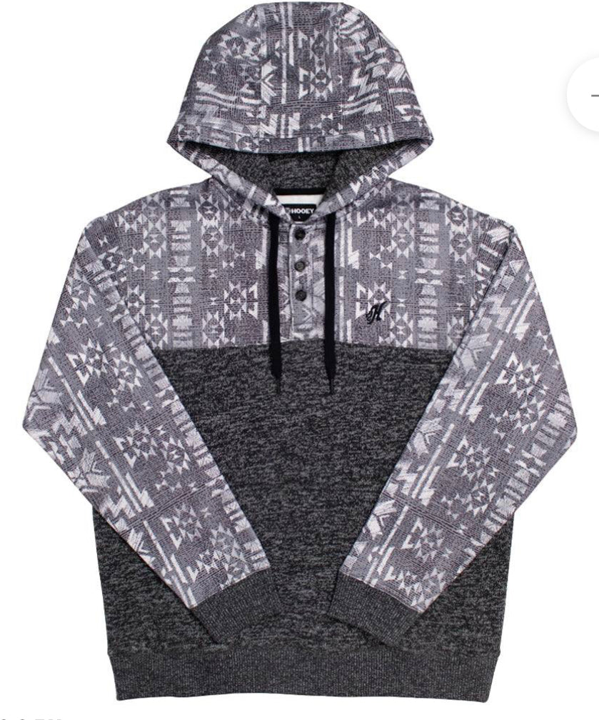 HOOEY HOODY "Jimmy" Aztec/Grey Hoody