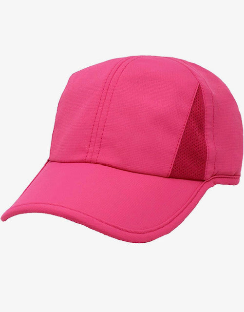 VELCRO BACK PONY TAIL HAT FEATHER LIGHT ACTIVE