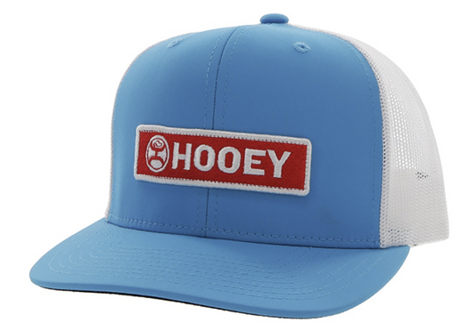 HOOEY LOCK UP BLUE / WHITE TRUCKER RED WHITE OSFA 2213T-BLWH