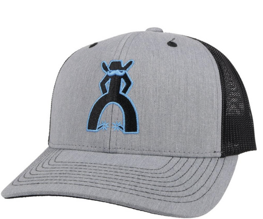 HOOEY PUNCHY GREY / BLACK TRUCKER  OSFA