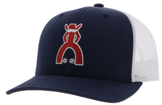 HOOEY PUNCHY NAVY TRUCKER RED / WHITE LOGO OSFA