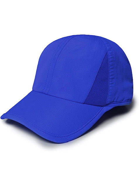VELCRO BACK PONY TAIL HAT FEATHER LIGHT ACTIVE