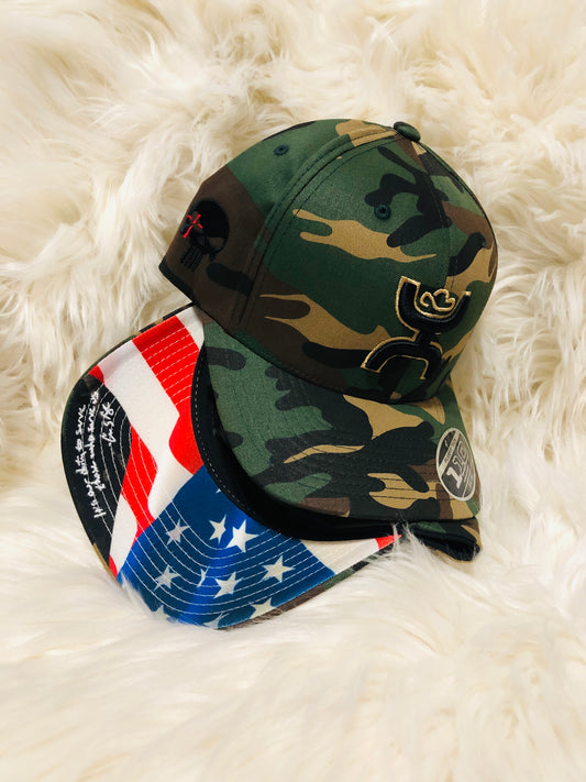 HOOEY CHRIS KYLE CLASSIC CAMO TRUCKER BLK LOGO - OSFA