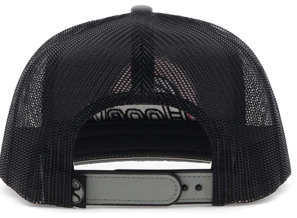 HOOEY SUDS GREY / BLACK TRUCKER WITH BLACK / PINK LOGO OSFA